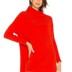 Free People, Ottoman Slouchy Tunic - Red